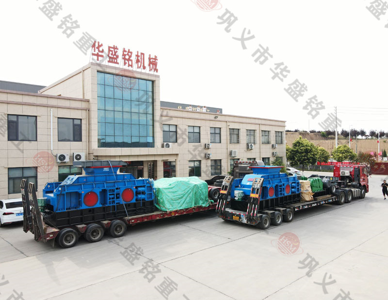 水泥廢料用什么破碎好？就用液壓對(duì)輥制砂機(jī)
